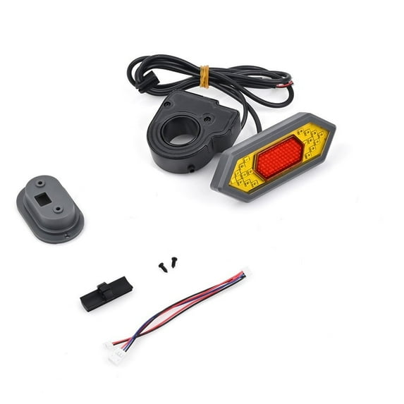 Fanjie For Xiaomi M365/Pro/Mi3/Pro2 For Ninebot G30 Electric Scooter Modifted Rear-Fender Led Alarm Turn Signal Lamp Brake Lights
