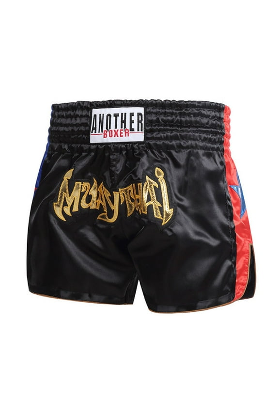 Unisex Boxing Shorts Mma Muay Thai Training Trunks Fitness Shorts For Adults Patchwork Embroidery Boxing Grappling Shorts