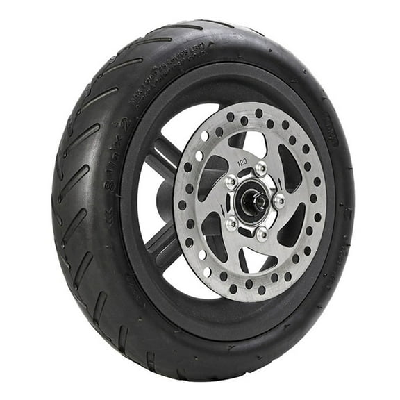 Fanjie Wheel E-Scooter Rear Wheel W/ 120Mm Disc Brake Set 8.5 Inch Black Electric Scooter For X Iao*Mi Pro High Quality Inflatable Tire