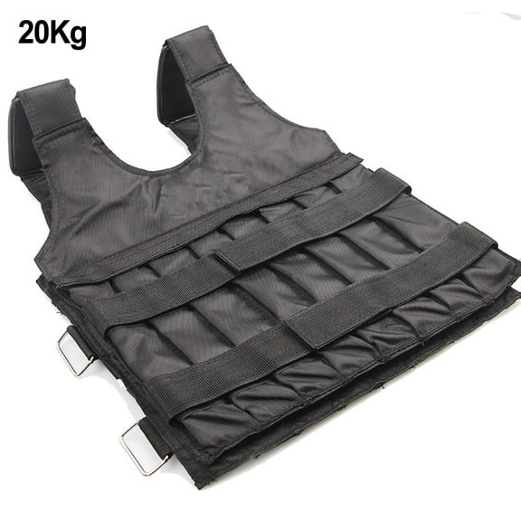 Fankenuo 15kg 20kg 50kg Oxford Cloth Weighted Vest Weighted Running Vest Fitness 20kg