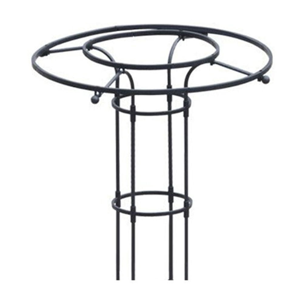 Fankenuo 1PC Plant Support Frame Black Outdoor Climbing Plant Garden Grid Frame Arched Grid Frame Vine Support 90/120/150/180/210CM Parts 120cm