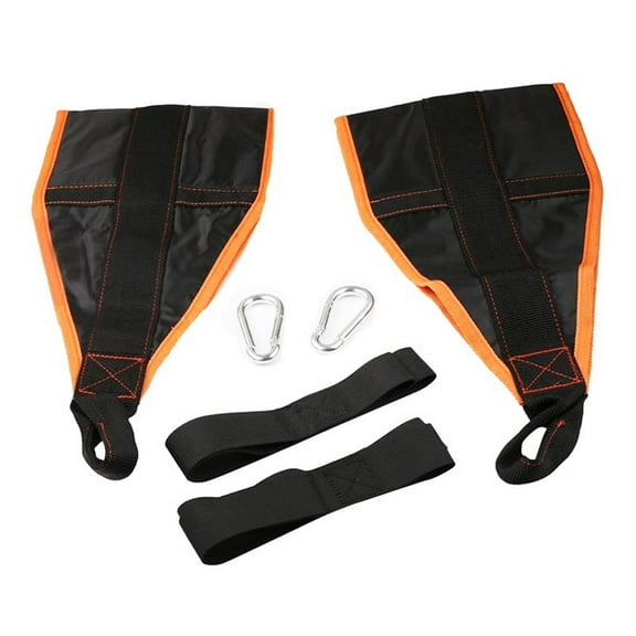 Fankenuo Ab Straps Ab Toning Belt Core Strength Training Non Slip Abdominal Training Belt Orange