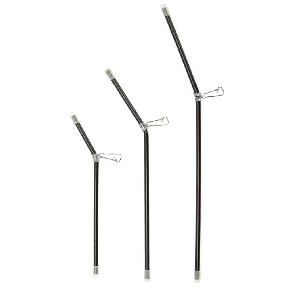 10 Distanziali Anti-Tangle Mikado Per Feeder - Boom Curvi Con Moschettone 20-25cm