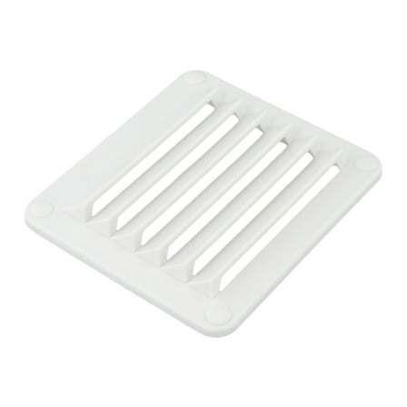 Fankenuo Boat Marine Vent Louvered Flush Thru Vent Nylon Vents For RVs Yacht 5-1/2" White