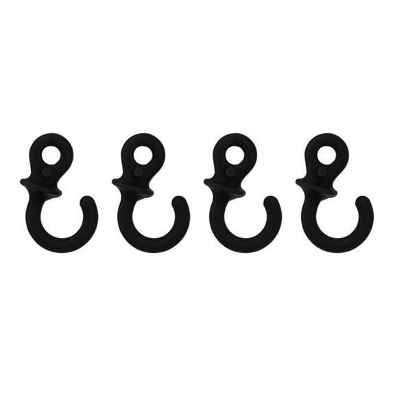 Fankenuo Bow Tuning Monkey Tail Dampener Compound Bowstrings 3.2cm 1.3in Compact Size Flexibility Noise Reduction For Compound Bow 4PCS black