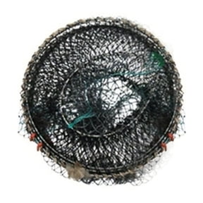 Fankenuo Collapsible mesh crayfish trap Crab Cage Catch Seaside Fishing Net Shrimp Basket 40cm*20cm
