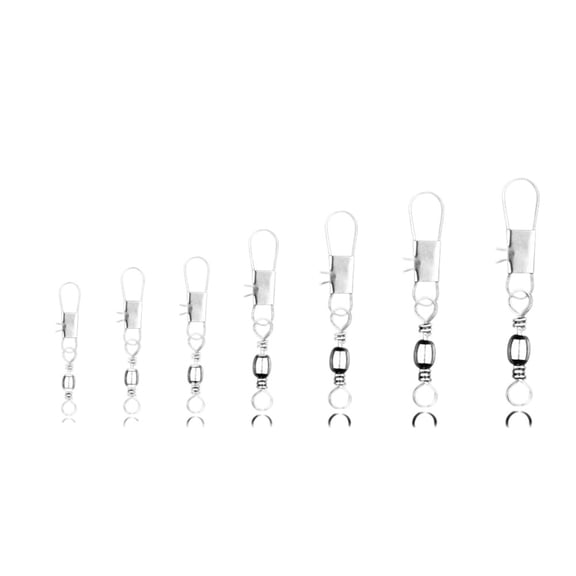 Fankenuo Fishing Swivels and Snap Links for Anglers in Freshwater and Saltwater 10#-20pcs
