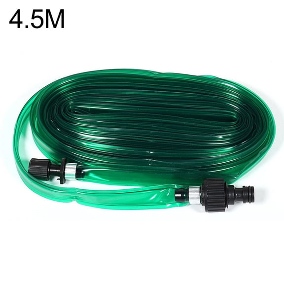 Fankenuo Garden Hose Sprinkler: Flat design for easy irrigation and watering (green) 4.5 meter