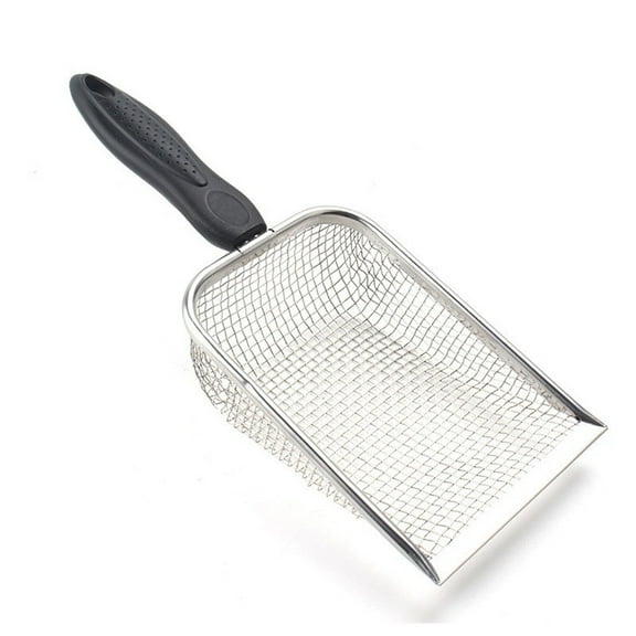Fankenuo Garden Soil Sieve Sand Compost Sieve Rocks Sieve Dirt Sieve Shovel with Handle 2.0MM