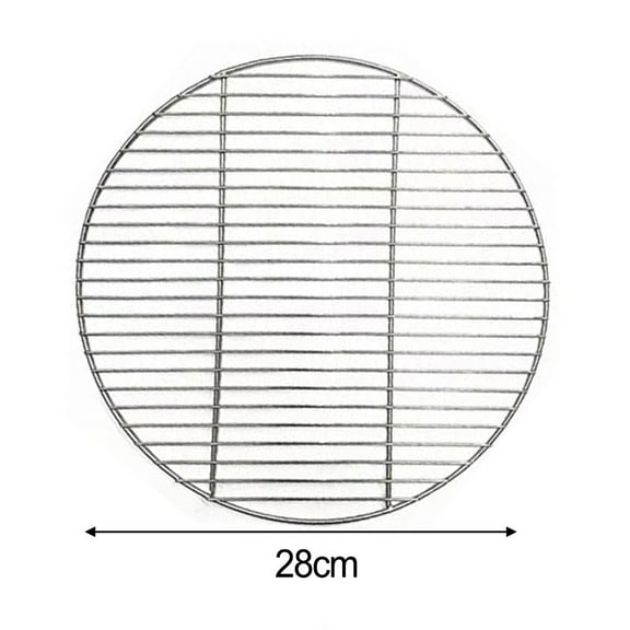 Fankenuo Multi Size Round Stainless Steel BBQ Grill Grate for Picnics 28cm 33cm 38cm 28cm