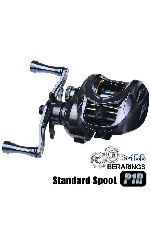 Outdoor Fishing 5+1BB Fishing Reel - 7.2:1 Gear Ratio, 209g Sensitive And Smooth Right hand