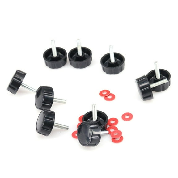 Fankenuo Outdoor Fishing Reel Handle Screw Kit - Conventional, 10 Pieces/Pack Black Handle cover