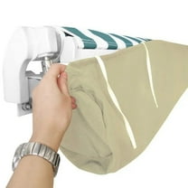 Fankenuo Patio Awning Garden Canopy Rain and Wind Cover Oxford Fabric Awning 254*21.6*30.5cm