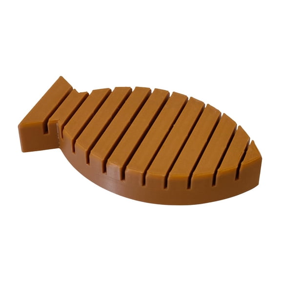 Fankenuo Plastic Fly Tying Feather Folding Blok Fly Tying Tool Hackle Holding Tools Brown