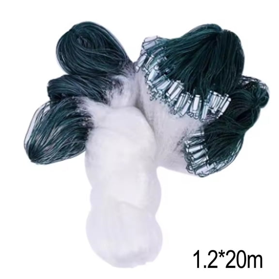 Fankenuo Single Layer Floating Fishing Net for Durable Nylon Trap for Efficient Catching! 1.2*20m