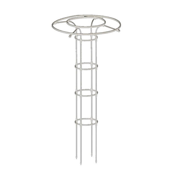 Fankenuo White Outdoor Climbing Plant Garden Grid Frame Arched Grid Frame Vine Support 150cm