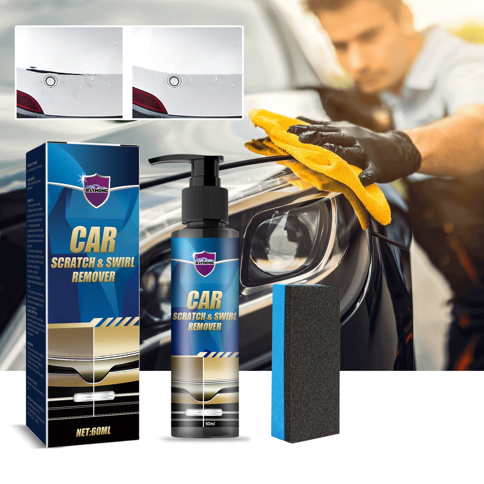 Fankiway Car Restoring Spray Multi-purpose Foam Cleaner Car Foam ...