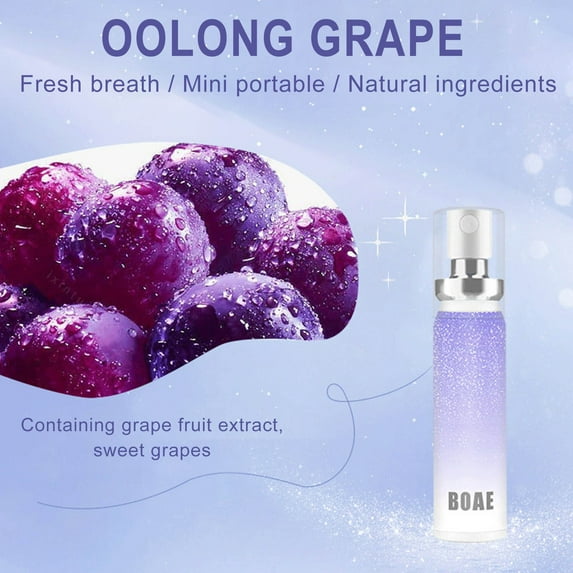 Fankiway Deals Oral Care Kit, Fruit Mouth Spray Bad Spray Breath Freshen Mouth Spray Oral Care For Breath Freshening Lemon 17ML