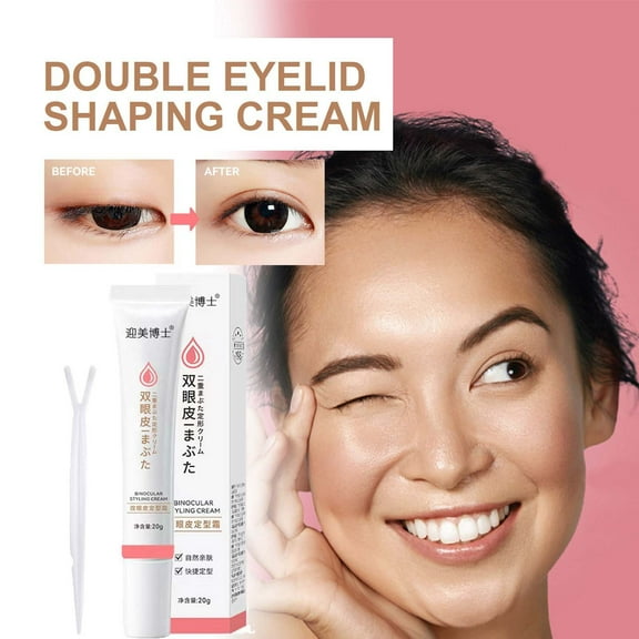 Fankiway Double Eyelid Styling Cream Long Lasting Invisible Double Eyelid Shaping Styling Cream 20g, Beauty & Personal Care