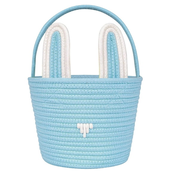 Fankiway Easter Basket for Kids 2024 New Easter Basket for Girls/Boys Baby Easter Basket with Handle Empty Bunny Basket Easter Supplies, Home tools on Sales