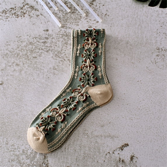 Fankiway Easter Decorations Vintage Cotton Socks, Three-dimensional Socks, Spring And Socks, Children's Harajuku Style Socks