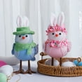 thumbnail image 1 of Fankiway Easter Glowing Birds, Cute Plush Birds Doll with Rabbit Ear, Easter Home Ornaments Decorations,Couple Birds with LED Lights Romantic Love Inseparable Birds, Gifts for Everyone, 1 of 8
