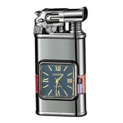Fankiway Electroplated Direct Fire Fire Genuine Quartz Dial With Visible Window Inflatable Windproof Lighter