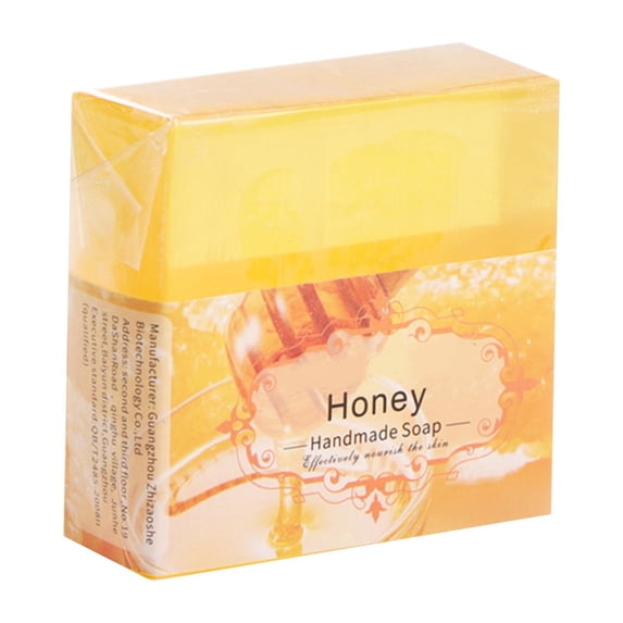 Fankiway Handmade Honey Esssence Oil Bath Soap, Honey Flower Scented Botanical Soap Bar, Handmade Floral Essential Oils Bath Soap, Natural Ingredients for Men & Women