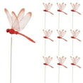 thumbnail image 1 of Fankiway Home Decor 10PCS Dragonflies Garden Pole Decorative Garden Flowers Potted Ornaments Artificial DragonflyStakes Indoor Outdoor Yard Garden Flower Pot Decoration Home Decor Gifts, 1 of 5