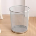 thumbnail image 1 of Fankiway Metal Meshround Garbage Can Trash Can Garbage Can Wastebaskets For Bathroom Bedroom Office Kitchen Small Space Living Trash Bin, 1 of 6