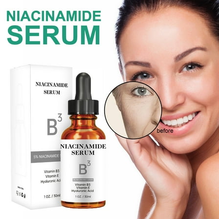 Fankiway Nicotinamide B3 Essence Brightening Liquid 30ml, Moisturizing Ceramide Facial Essence