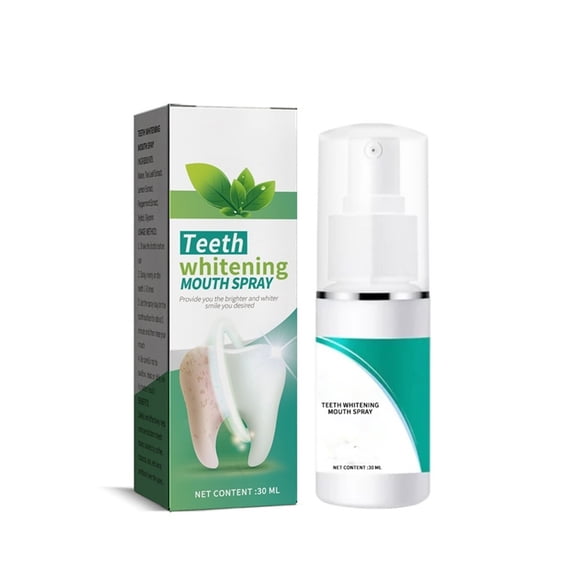 Fankiway Partial & Denture Cleaner, Teeth Whitening Spray, Fast-Acting To Denture Cleaner Tablets, Denture Spray Kills And Freshens Breath - Mint Fl 30ml
