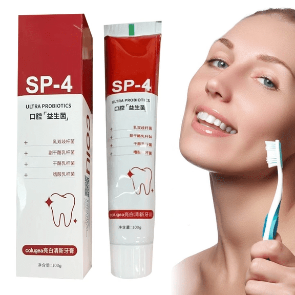 Fankiway Probiotic Brightening Toothpaste Whitening Toothpaste Fresh Breath Nicotinamide Whitening Toothpaste 100g, for Personal Care