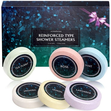 Fankiway Shower Dried Flower Essential Oil Bath Ball Aromatherapy Shower Pads 35g X6 Pack Gift Box, Home tools on Sales