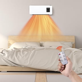 Fankiway Smart Wall Heater Electric Space Heater for Bedroom 1500W Remote Control Wall Mount Heater for indoor Space Heater Fast Heating and Machine Towel Dry