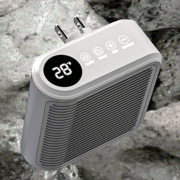 Fankiway Space Heaters for Indoor Use, Mini Heater Plug Wall Mounted Heater Multi-function Timing Hot Heater