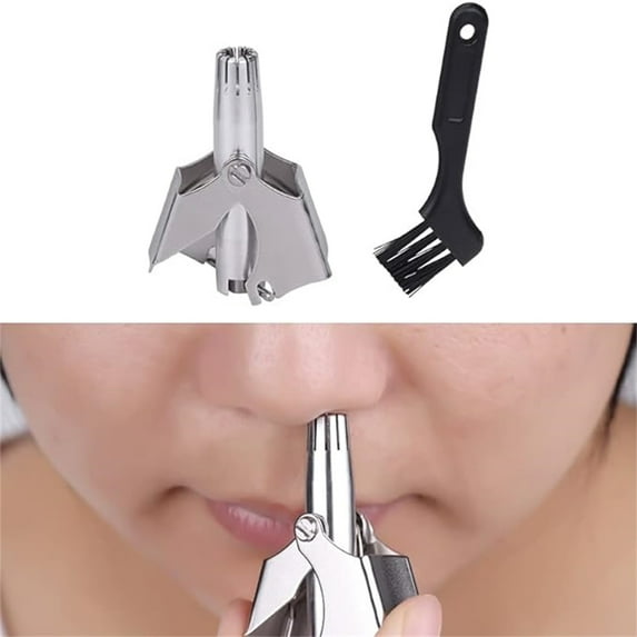 Fankiway Stainless Steel Manual Nose and Ear Hair Trimmers No Batteries Needed Perfect for Men and Women's Nose Hair Removal, Home tools on Sales