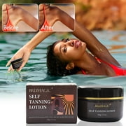 Fankiway Tanning Lotion, Black Skin Care Essence Is Used for False Tan Of Skin Care