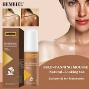 Fankiway Tanning Lotion, Free From Sun, Natural Beauty, Black Skin, Mousse, Black Skin, Wheats Color, and Antique Bronzee Color 60ml