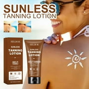 Fankiway Tanning Lotion, Sunless Tanning Lotion Tanning Lotion Self Tanner Tanning Body Lotion Wheats Color Tanning Lotion Tanning Lotion Tanning Cream Tanning Color 60g
