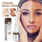 Fankiway Tanning Spray,Tanning Nasal Spray,Tanning Sunless Spray,Deep Tanning Dry Spray,Sunless Tanning Mist,Self-Tanning Facial Mist,Natural-Looking Tan