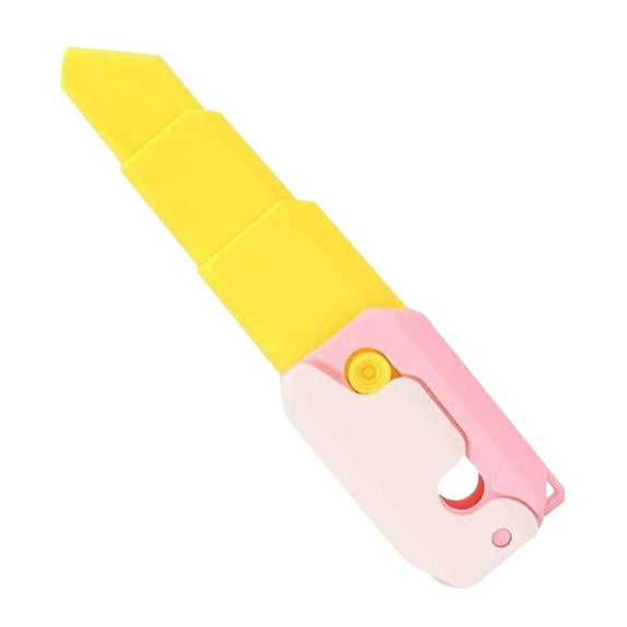 Fankiway Telescopic Knife Radish Knife Gravity Decompression toy Large, Home & Kitchen Product