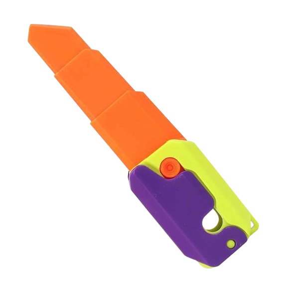 Fankiway Telescopic Knife Radish Knife Gravity Decompression toy Large, Home & Kitchen Product