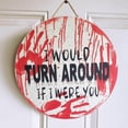 thumbnail image 1 of Fankiway The Scary Welcome Sign At The Front Door Is Decorated with Festive Door Signs and Halloween Wreaths, Halloween Decorations, 1 of 5