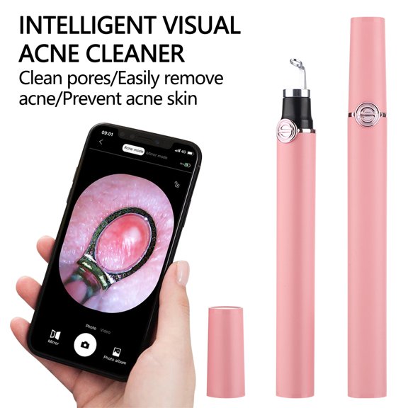 Fankiway Visual Needle Intelligent Blackhead Squeezing WiFi HD Camera Squeezing Glowing