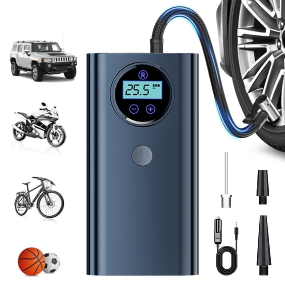 Fankiway Wireless Digital Display Models Car with Wireless inflatable Pump Handheld Car inflatable Pump intelligent Digital Display Portable Bicycle Tire Pumps