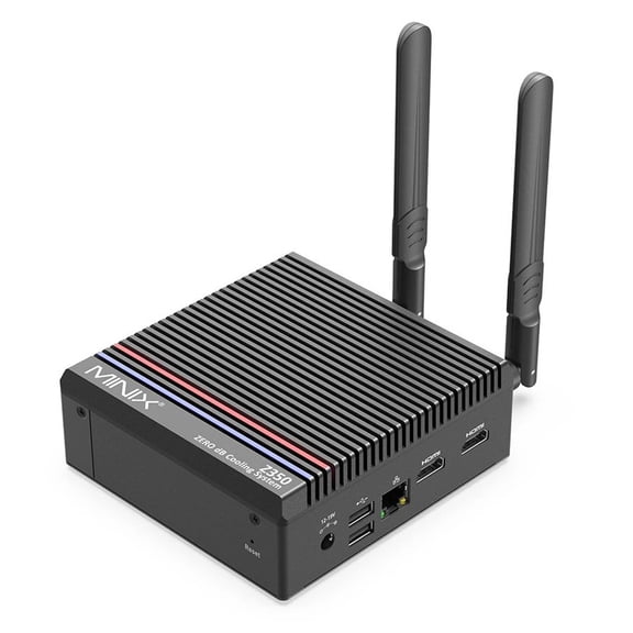 Fanless Mini PC 16GB DDR4 RAM, 512GB SSD, Intel Core i3-N350, Dual 4K Display, Wi-Fi 6, US/EU/UK Plug, Silent & Efficient MINIX NEO Z350-0dB