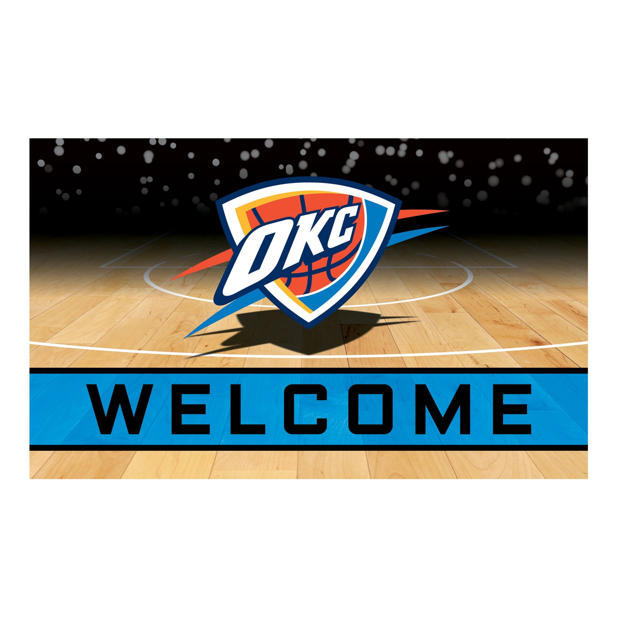 Fanmats 21960 NBA - Oklahoma City Thunder 18"x30" Crumb RubberDoor Mat