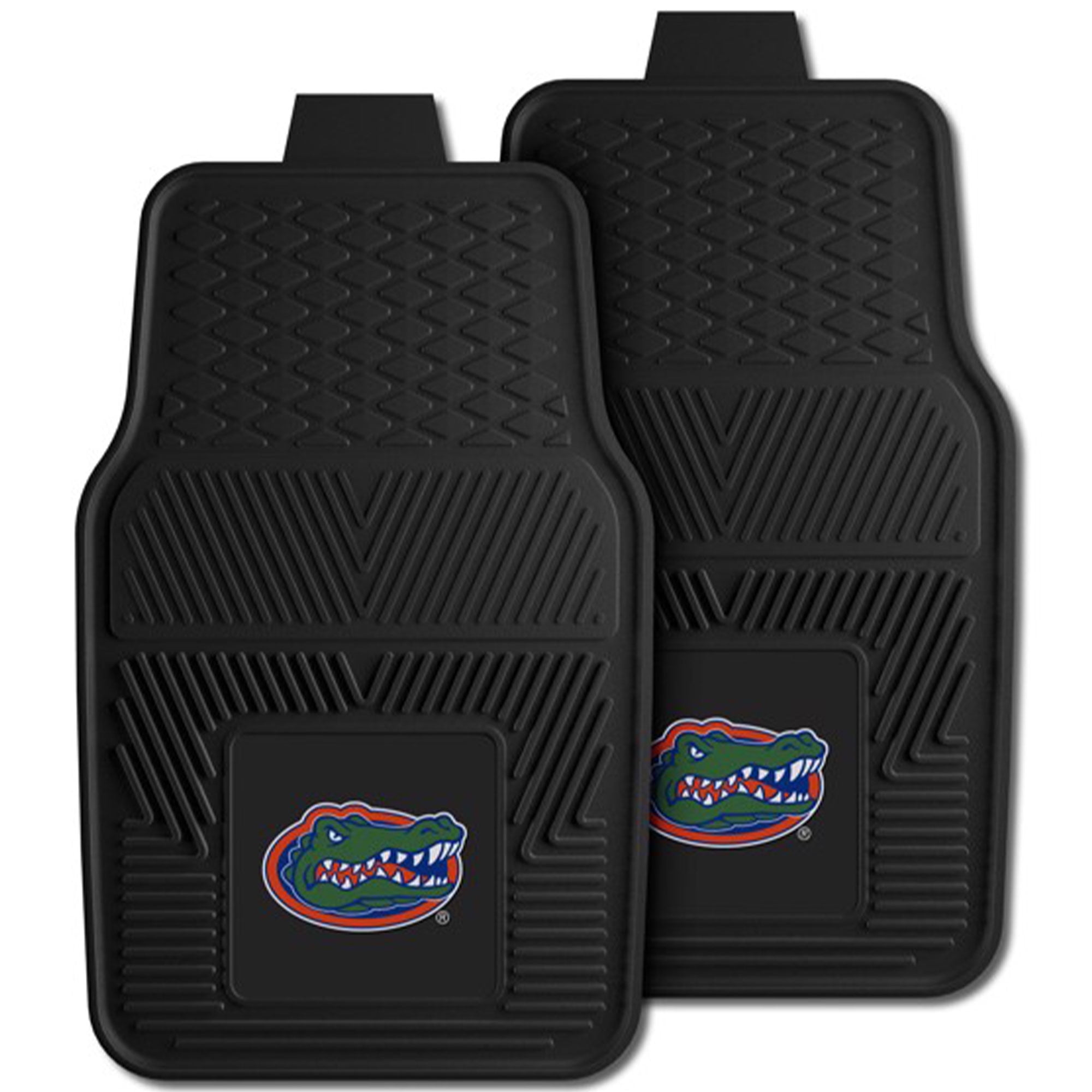 Fanmats 27x17in Vinyl Front Car Floor Mat 2 Piece Set, NCAA Florida