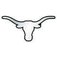 thumbnail image 1 of Fanmats 60321 Texas Longhorns Molded Chrome Plastic Emblem Longhorn Primary Logo, 1 of 2
